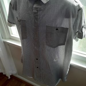 Zara Man Short Sleeve Button Up Shirt